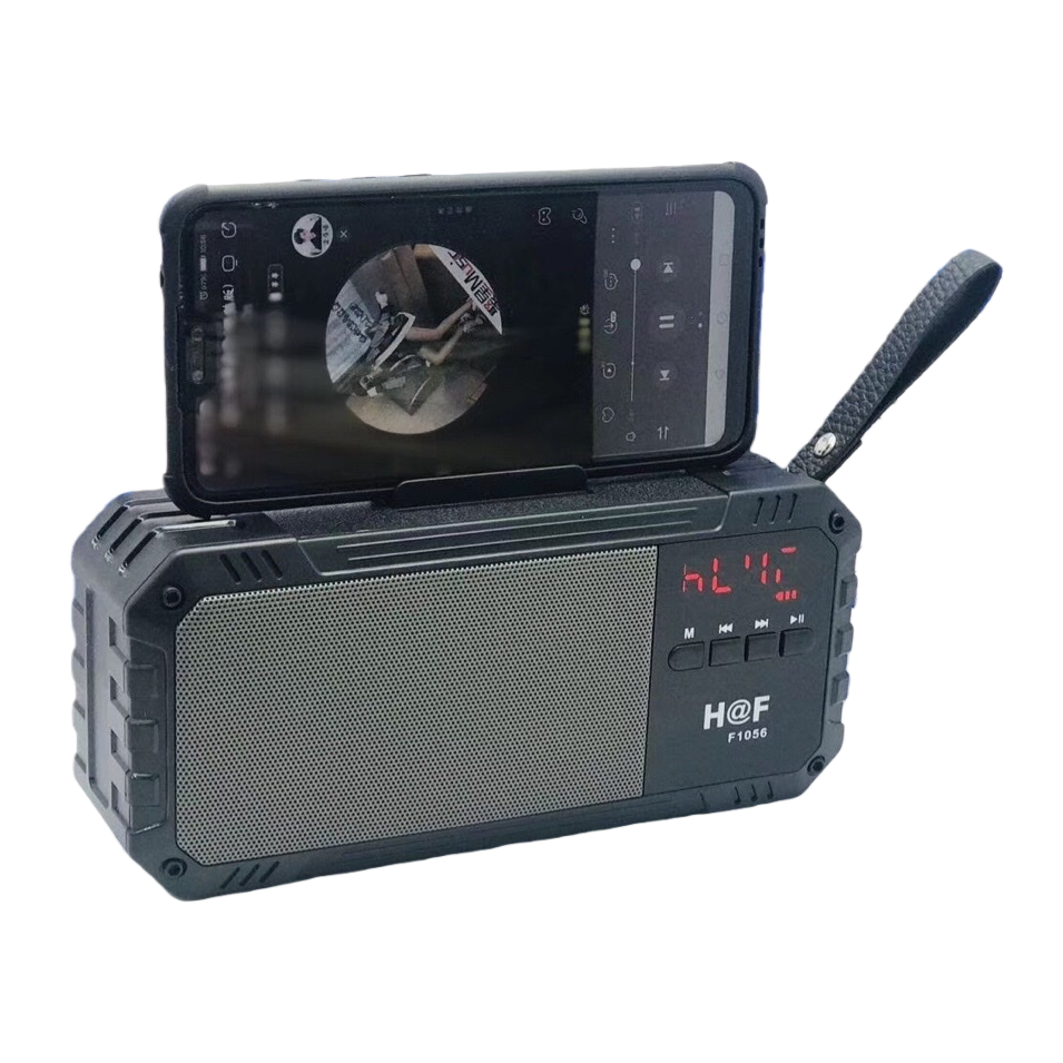 HAF F1056 altavoz inalámbrico portátil bluetooth 5.3 alta fidelidad calidad de sonido al aire libre para el hogar Item Picture