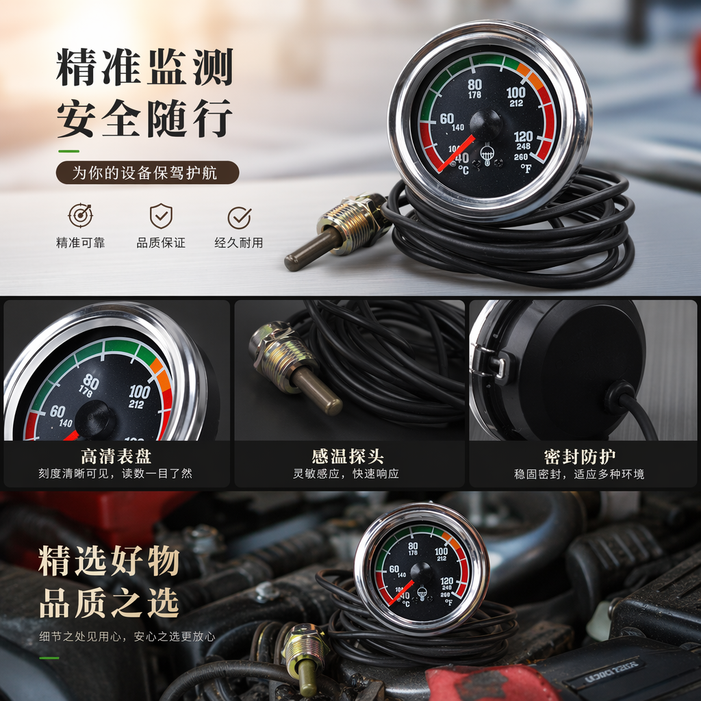 厂家直销车用仪表机芯水温表汽摩及配件详情1