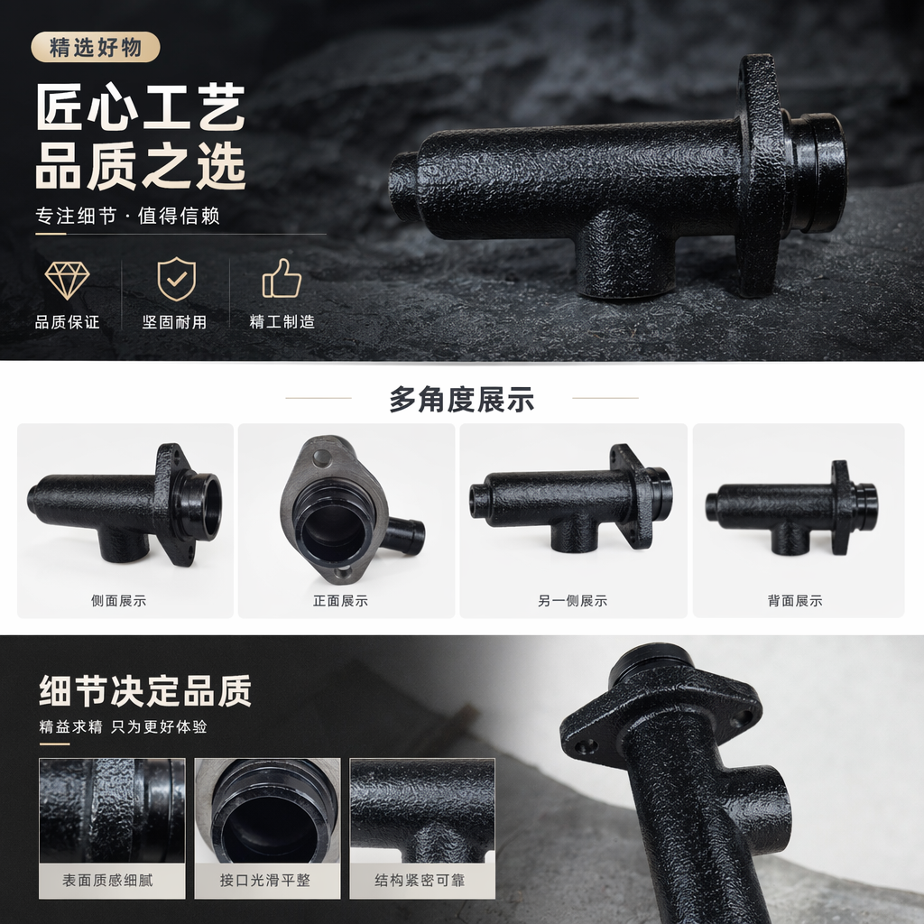 汽摩 液压制动泵 薄壁管 制动系统配件 高压耐腐蚀详情1
