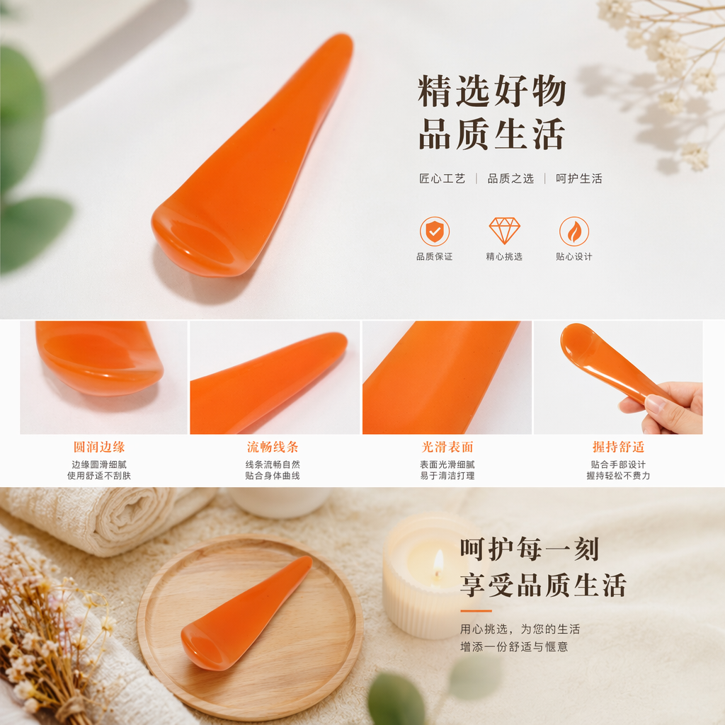 厂家批发橙色指甲锉美甲工具抛光修甲片随身便携详情1