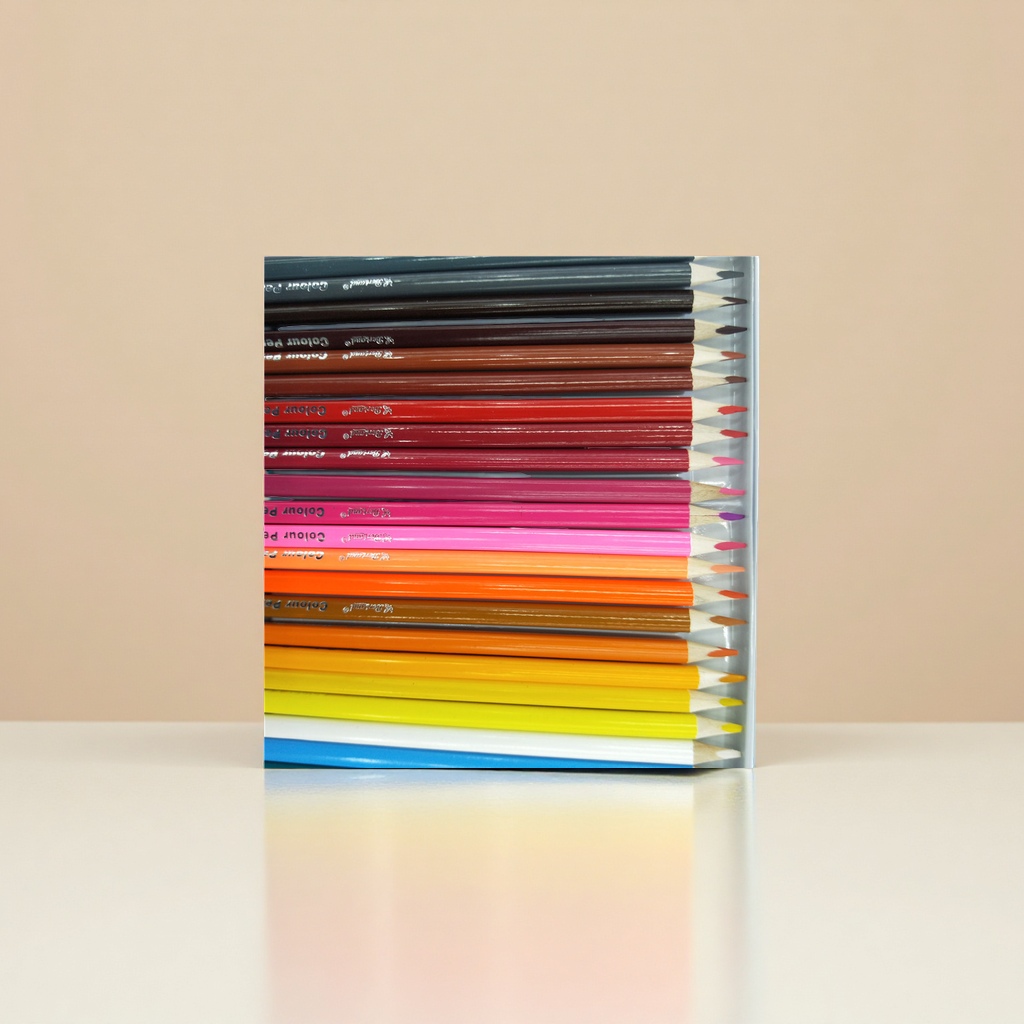 Deli oil-based colored pencils, 24-color, are specially designed for art and painting, suitable for children and students, and can be erased