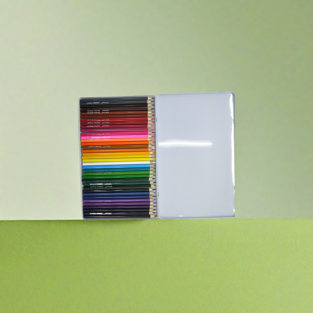 أقلام رصاص بالألوان (12) ملونة بأقلام رصاص بأغلفة لينة بأغلفة ويندوز شفافة Specification image