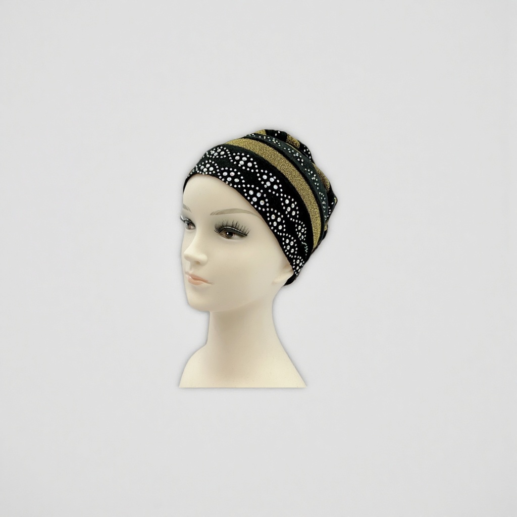 Pure cotton sweat-absorbing sports headscarf for both men and women, breathable and quick-drying, 2-piece set Specification image