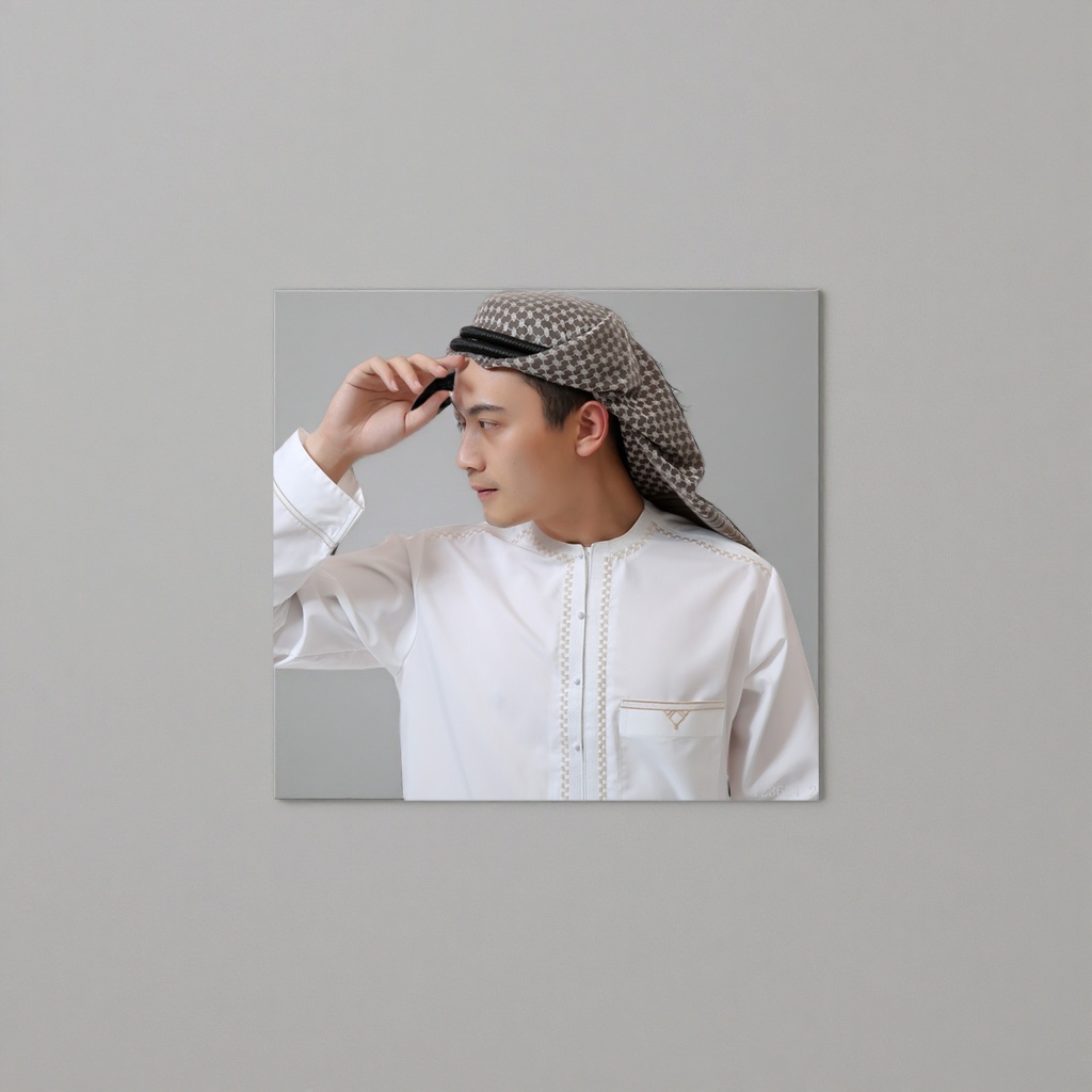 Ethnic and religious headscarves, clothing accessories, hats, pure cotton breathable headscarves Specification image