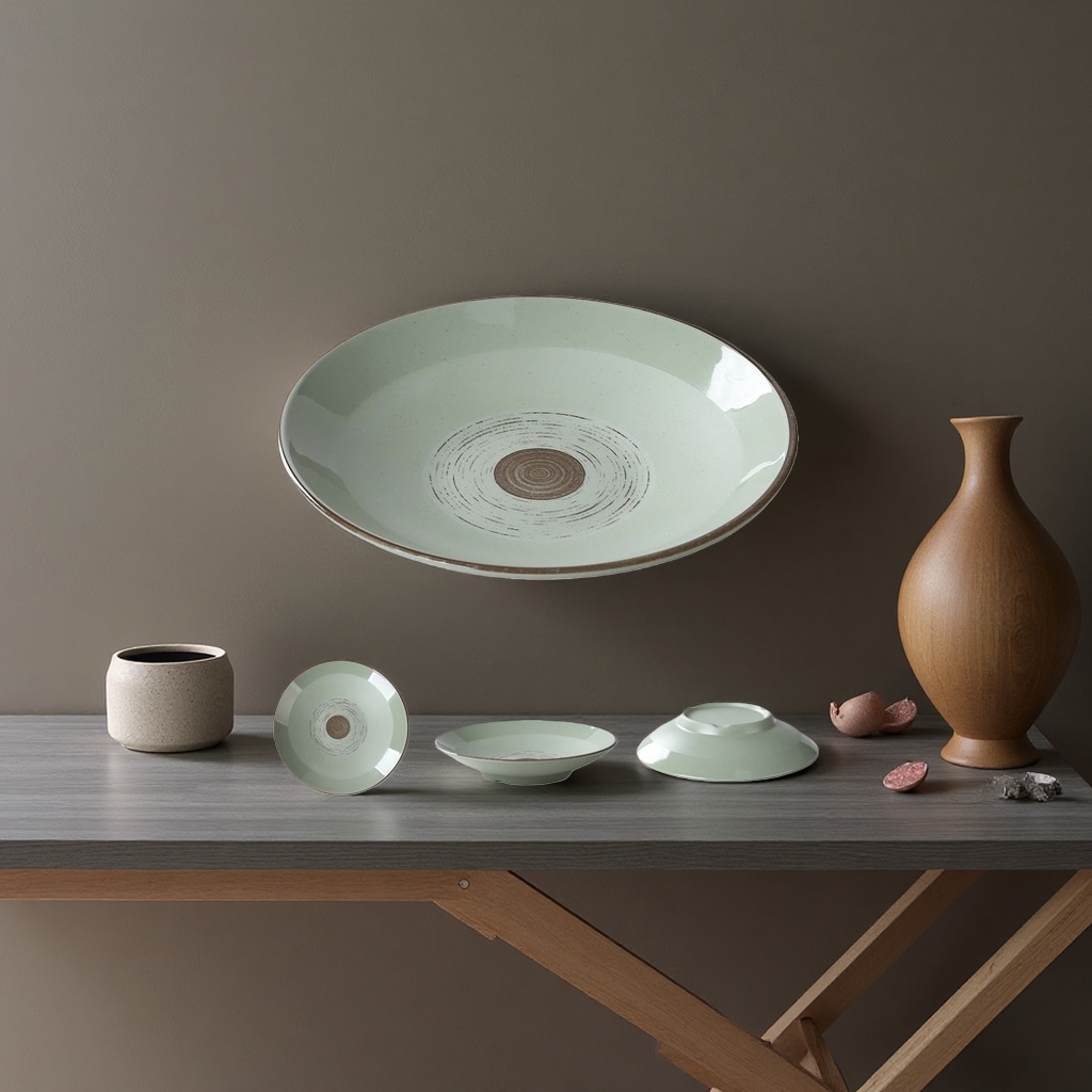 复古碗+盘子产品图