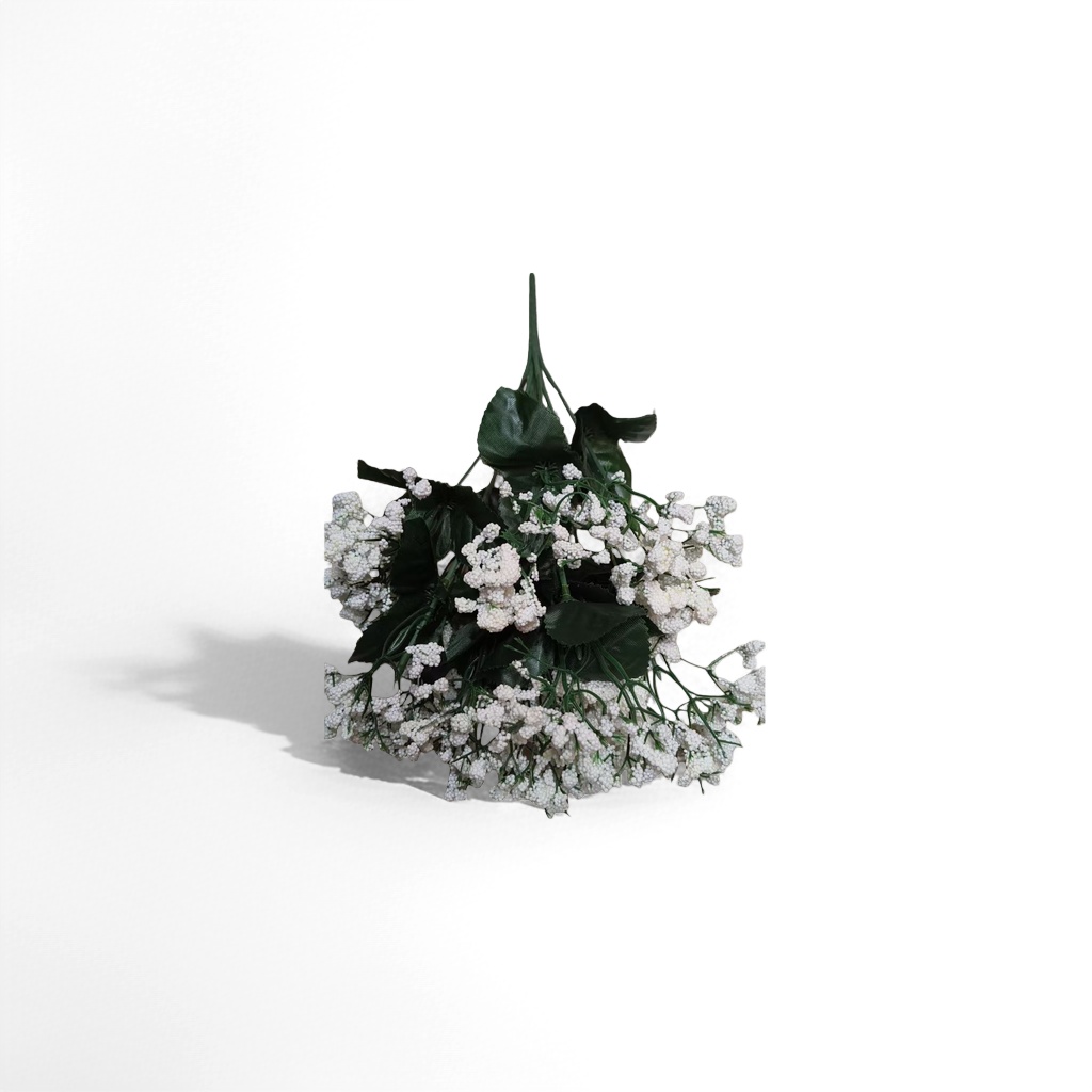 White small flower simulation bouquets for living room and bedroom decoration, Yongsheng Flower art gifts Application Scenario