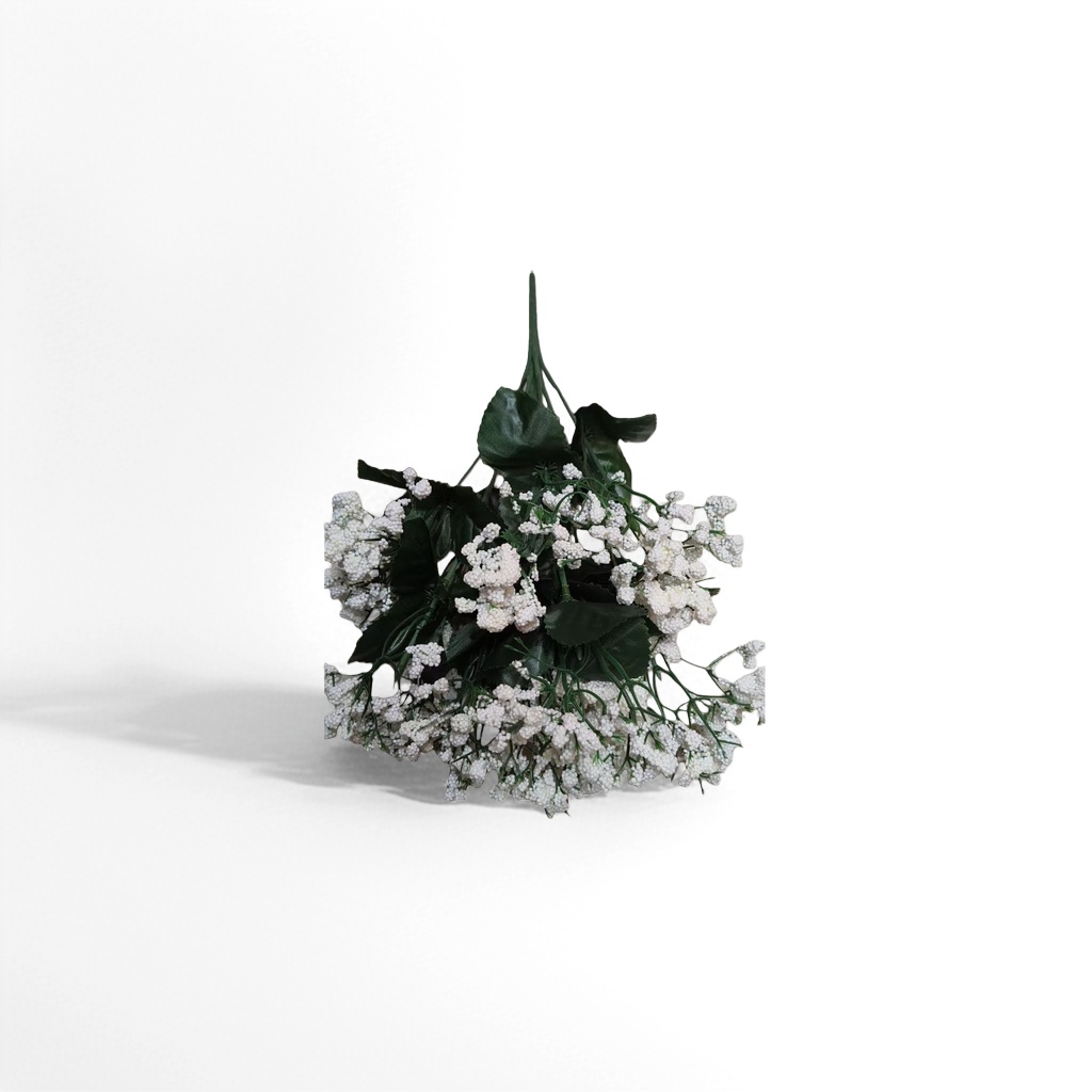 White small flower simulation bouquets for living room and bedroom decoration, Yongsheng Flower art gifts Specification image
