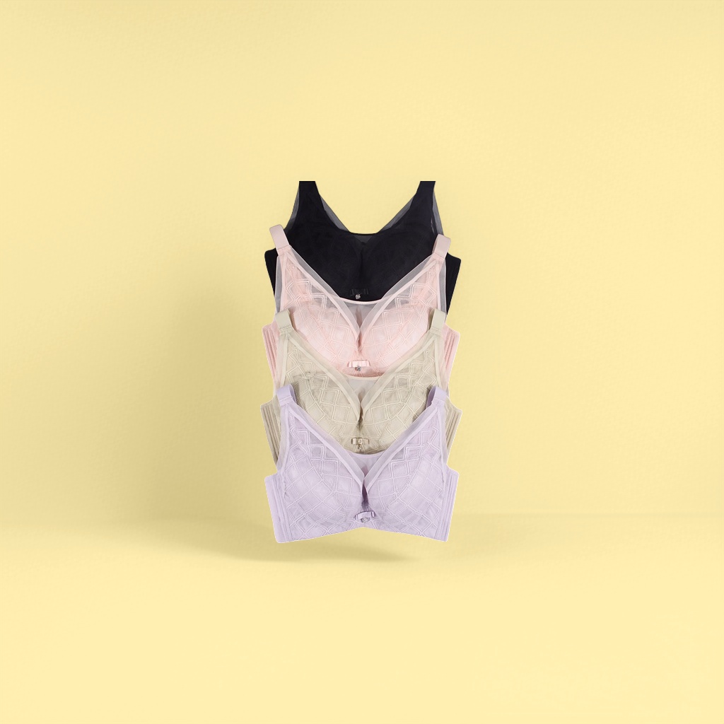 Moda mujer ropa interior traje cómodo transpirable sin aro de acero sujetador conjunto de dos piezas Specification image