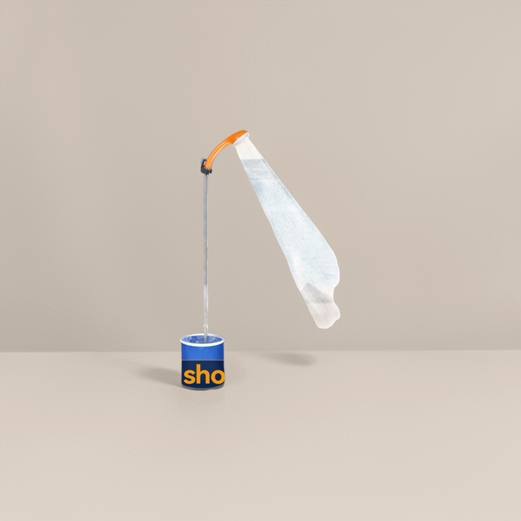 Portable shower head, outdoor travel, household water-saving, adjustable spray Specification image
