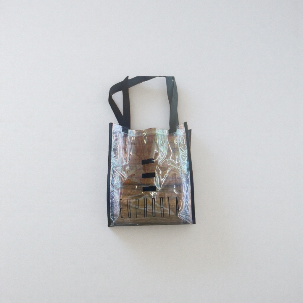 The EUPHORIA transparent handbag is simple, fashionable, environmentally friendly, reusable and has a large capacity details Picture