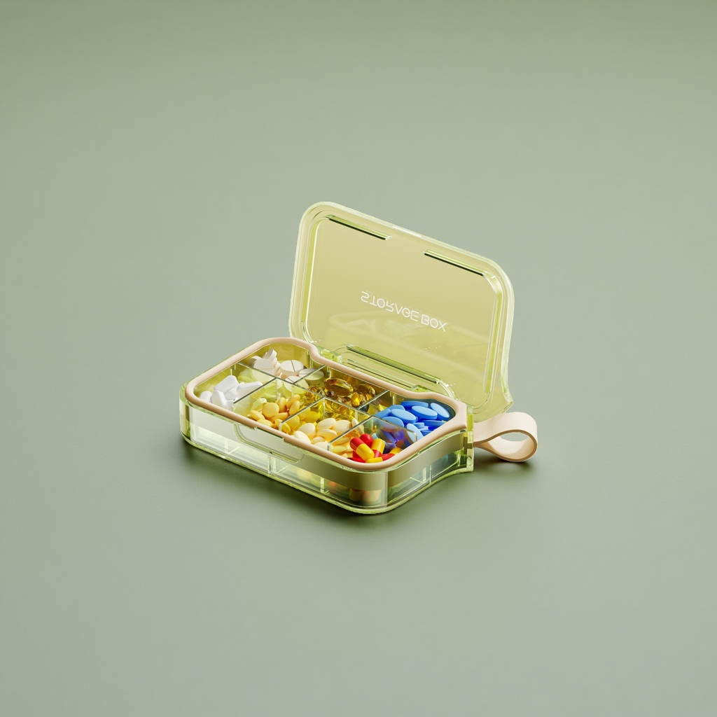 沁茶绿+药盒细节图
