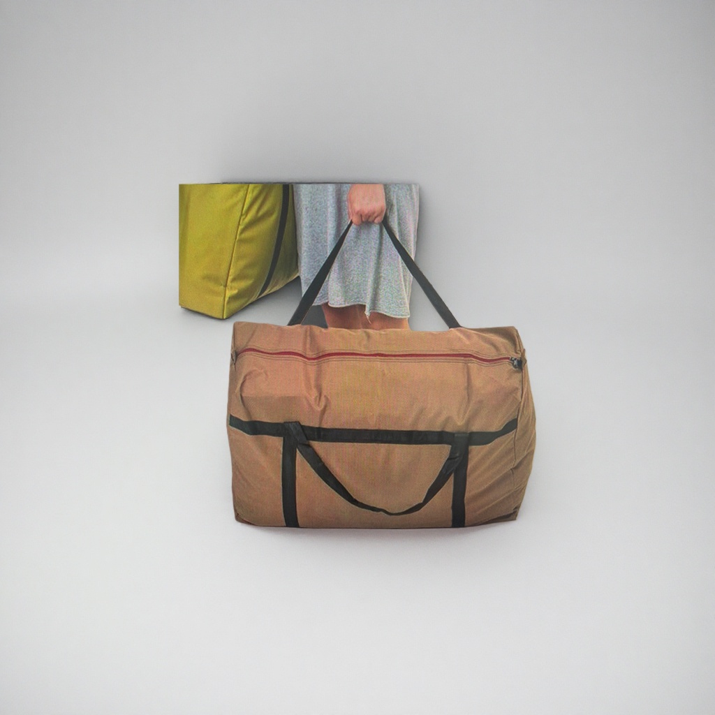 Brown travel bag, large-capacity, lightweight and wear-resistant luggage bag, suitable for both men and women, business trip storage bag Application Scenario