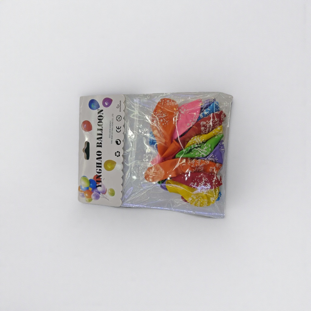 彩色气球配气球包装袋派对装饰用品套装