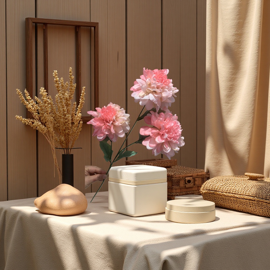 Pink flower bouquets, fresh flowers, hand-held bouquets, romantic wedding birthday gifts Application Scenario