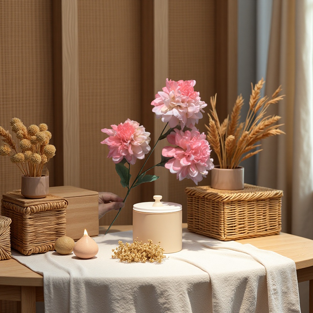 Pink flower bouquets, fresh flowers, hand-held bouquets, romantic wedding birthday gifts Specification image