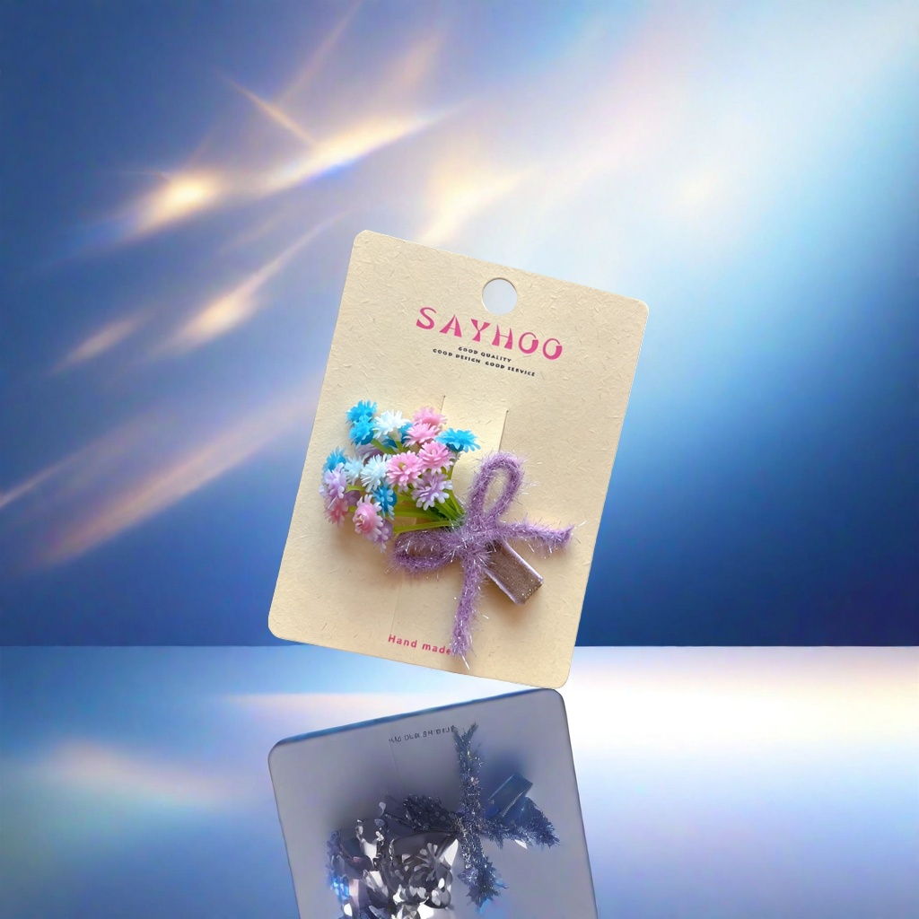 Handmade flower hair clips are sweet and retro decorative hair accessories suitable for both girls and adults Handmade flower hair clips are sweet and retro decorative hair accessories suitable for both girls and adults