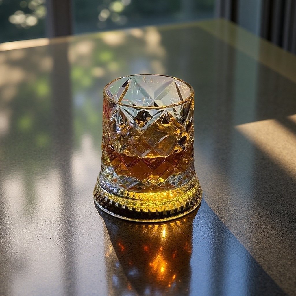 水晶杯+玻璃杯细节图