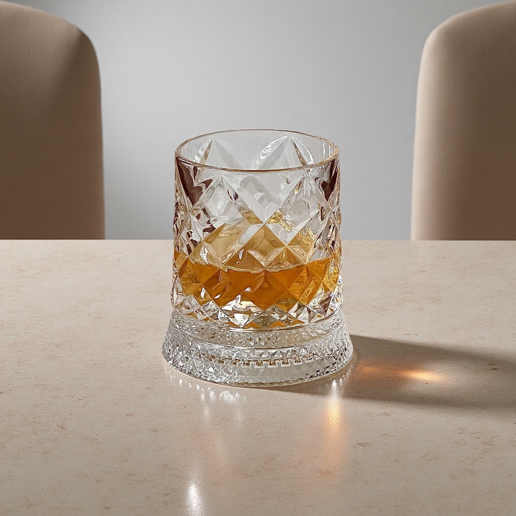 水晶杯+玻璃杯细节图