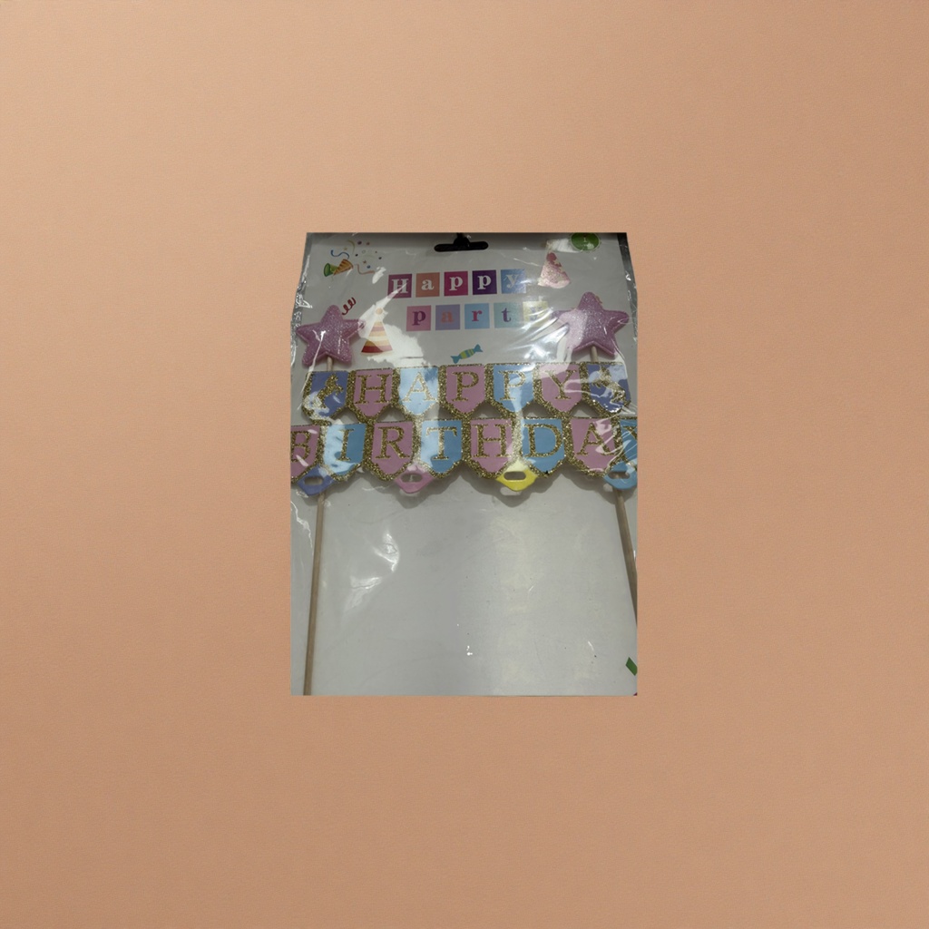 Happy birthday letter string, birthday decoration ribbon, party atmosphere setting Specification image