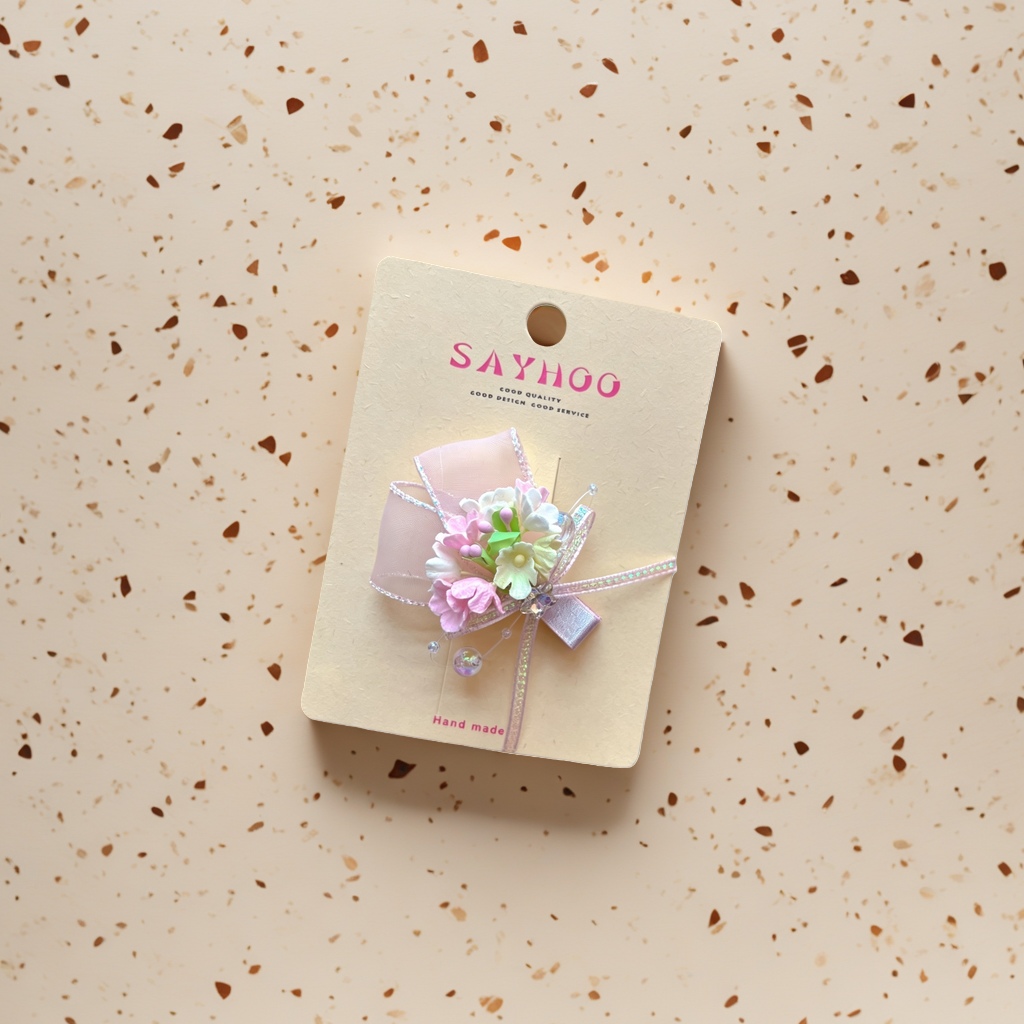 Handcrafted floral hairpins, realistic flower headwear, suitable for both girls and adults, lightweight and durable Application Scenario