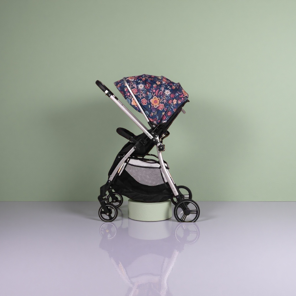 High-view bidirectional baby stroller, lightweight and foldable, can be sat on or lay on, newborn baby stroller details Picture