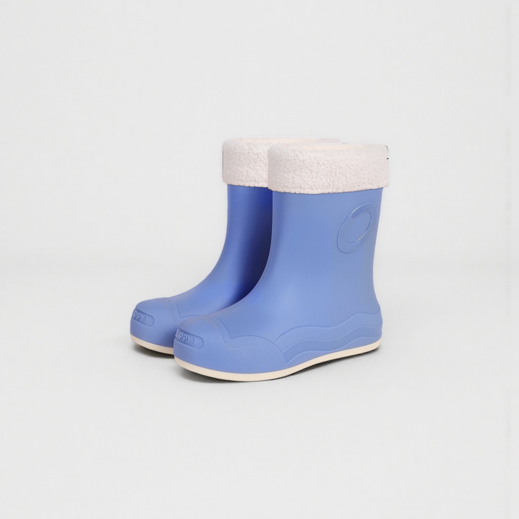 Blue rain boots for women, thickened anti-slip high-top rain boots, spring and autumn outdoor waterproof boots Application Scenario