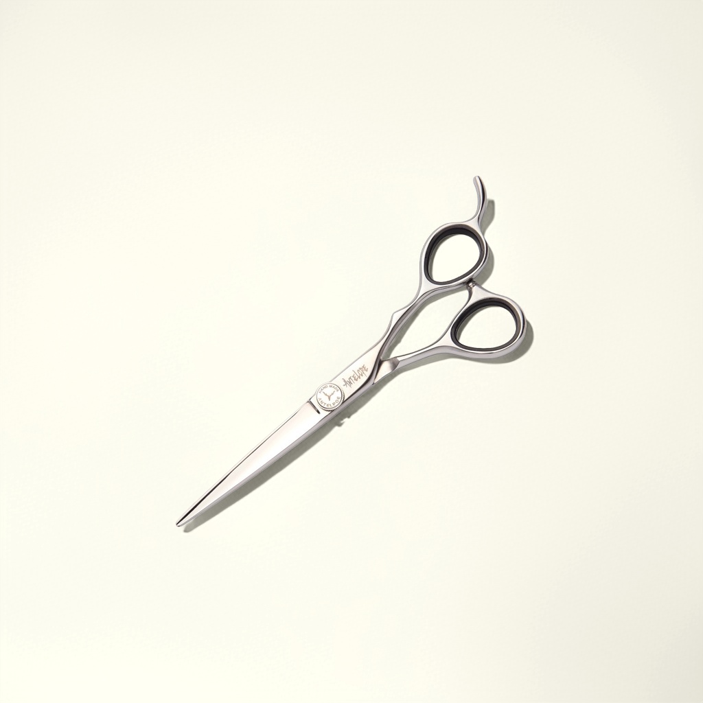 Ergonomic anti-slip handle tailor scissors, 18cm stainless steel precision fabric scissors Specification image