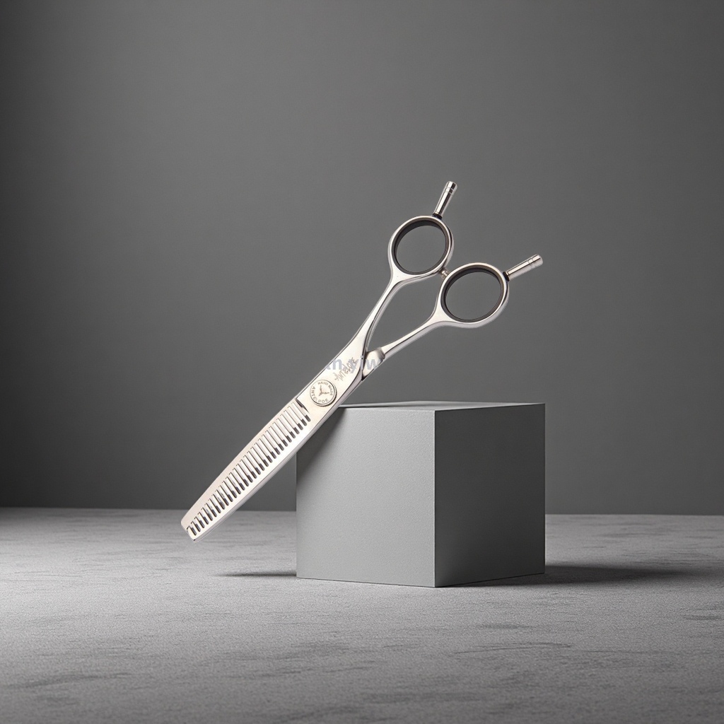 Professional stainless steel hairdressing scissors set, 22cm, hairdressers' special scissors Application Scenario