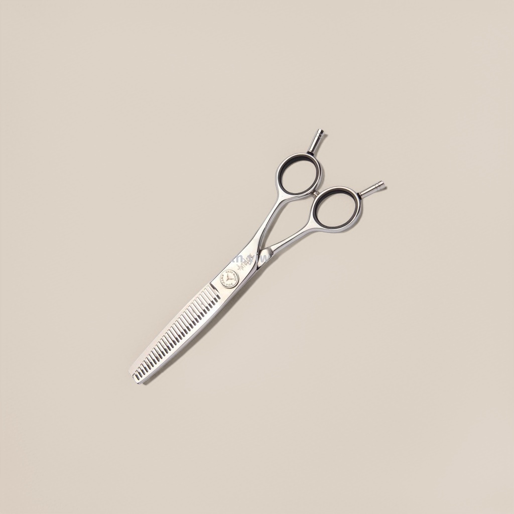 Professional stainless steel hairdressing scissors set, 22cm, hairdressers' special scissors details Picture