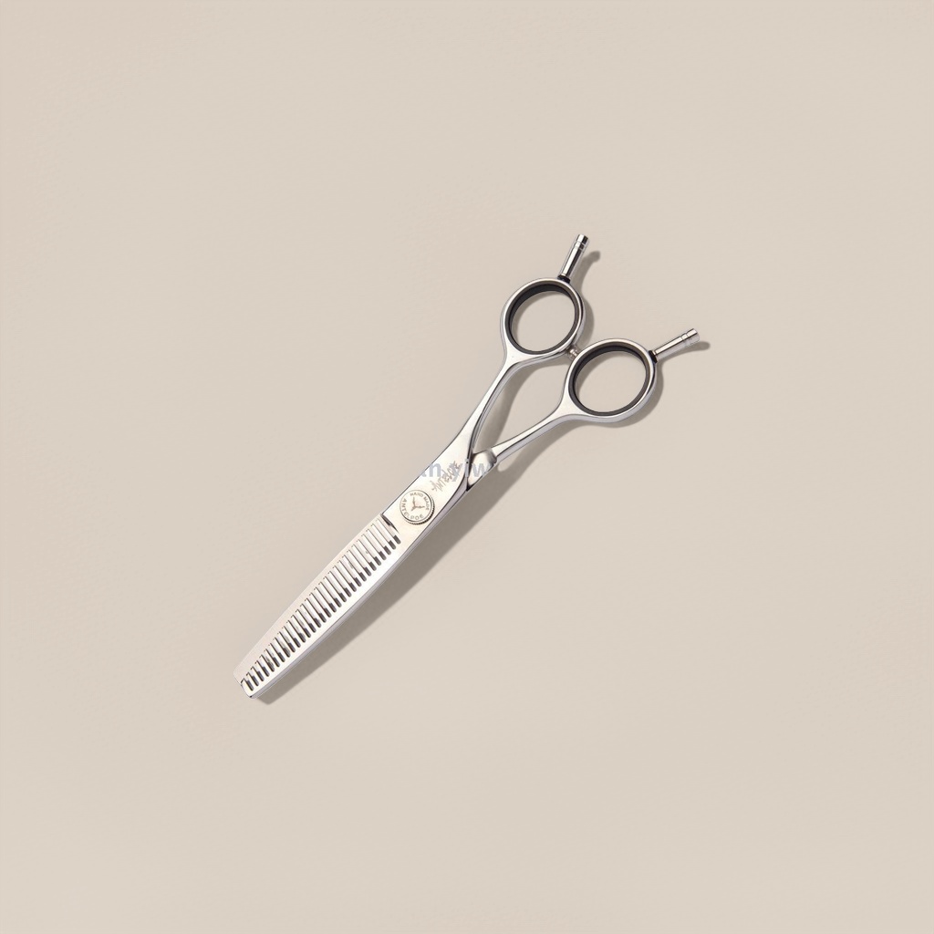 Professional haircuts, stainless steel scissors, sharp and durable, specially designed for home barbers details Picture