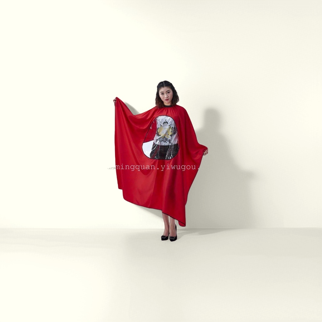 Professional anti-debris apron fabric for hairdressing, adjustable apron fabric for hairdressers Application Scenario