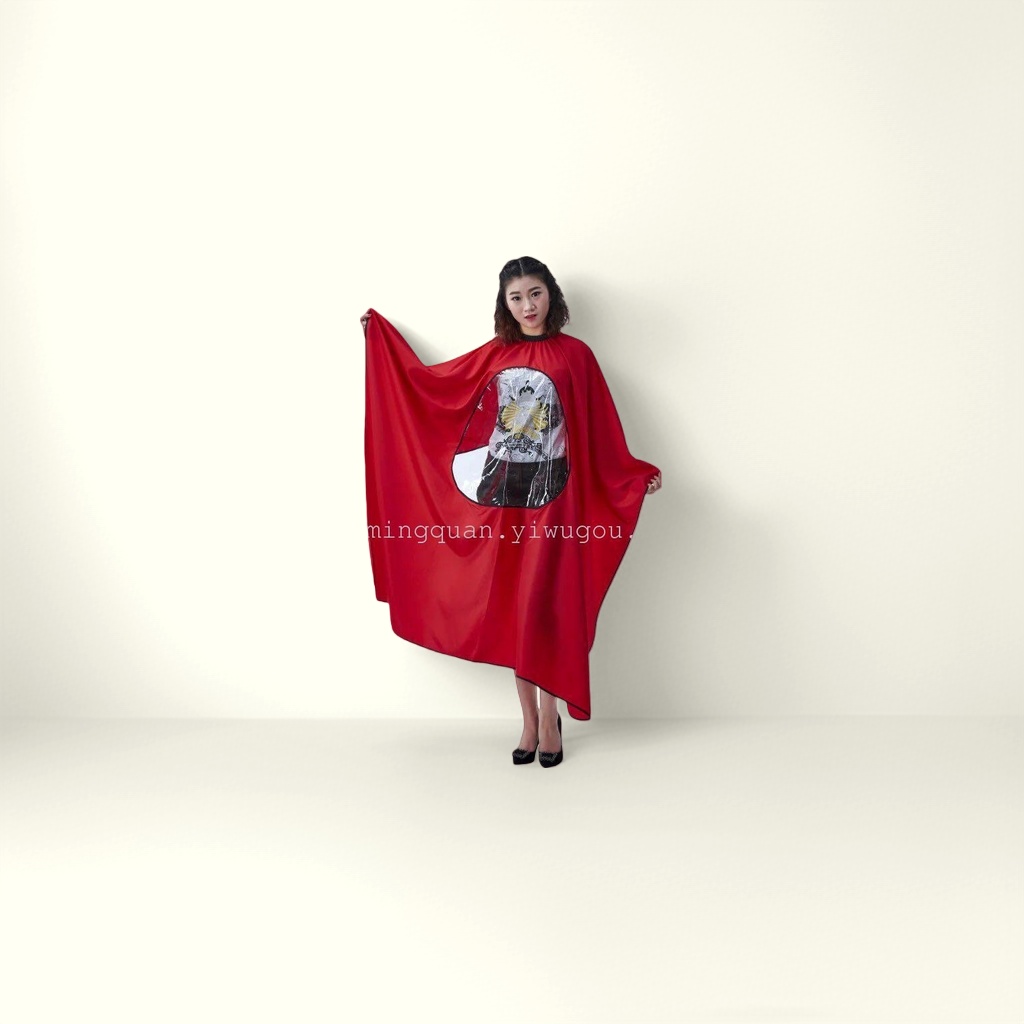 Professional anti-debris apron fabric for hairdressing, adjustable apron fabric for hairdressers Specification image