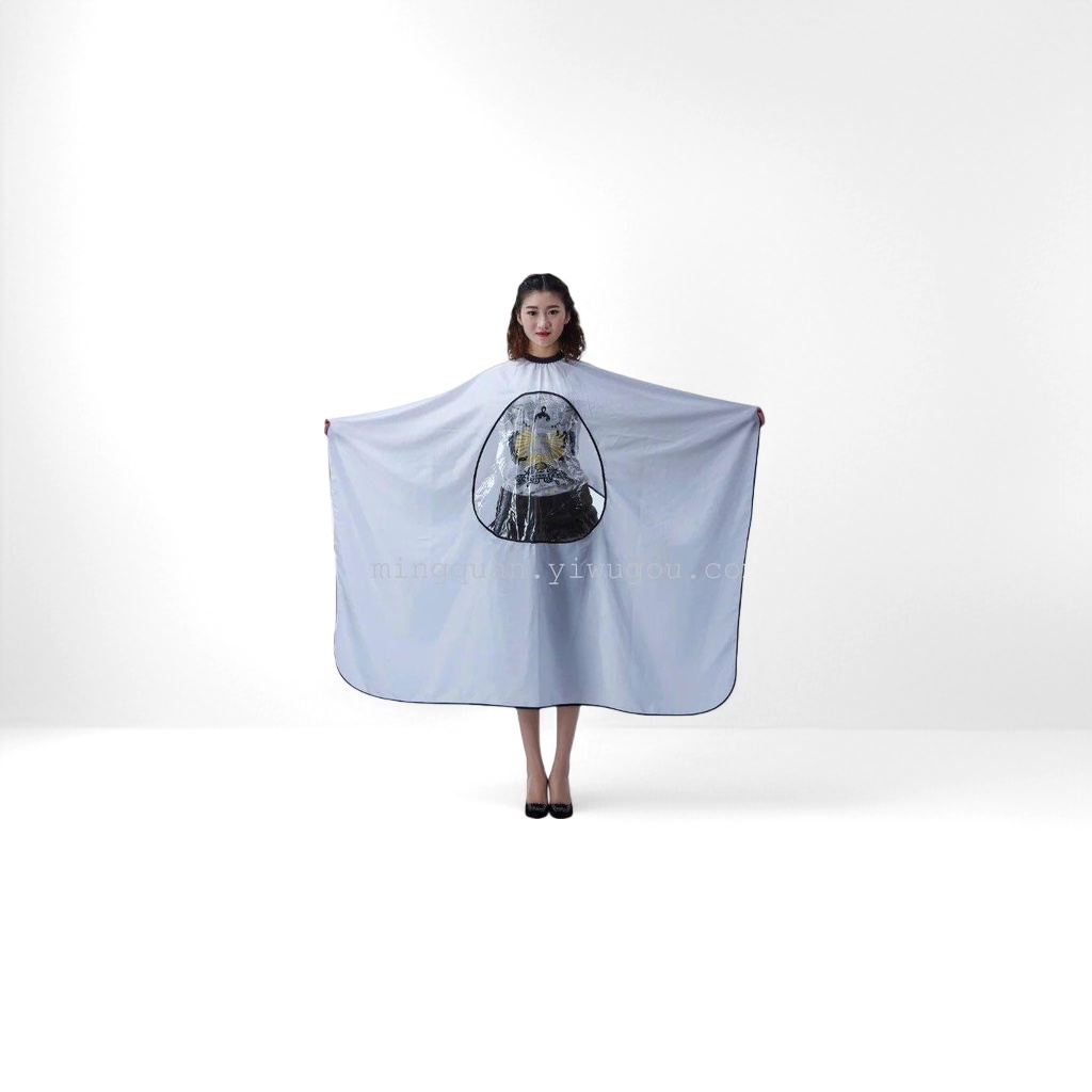 Professional anti-debris apron fabric for hairdressing, adjustable apron fabric for hairdressers details Picture