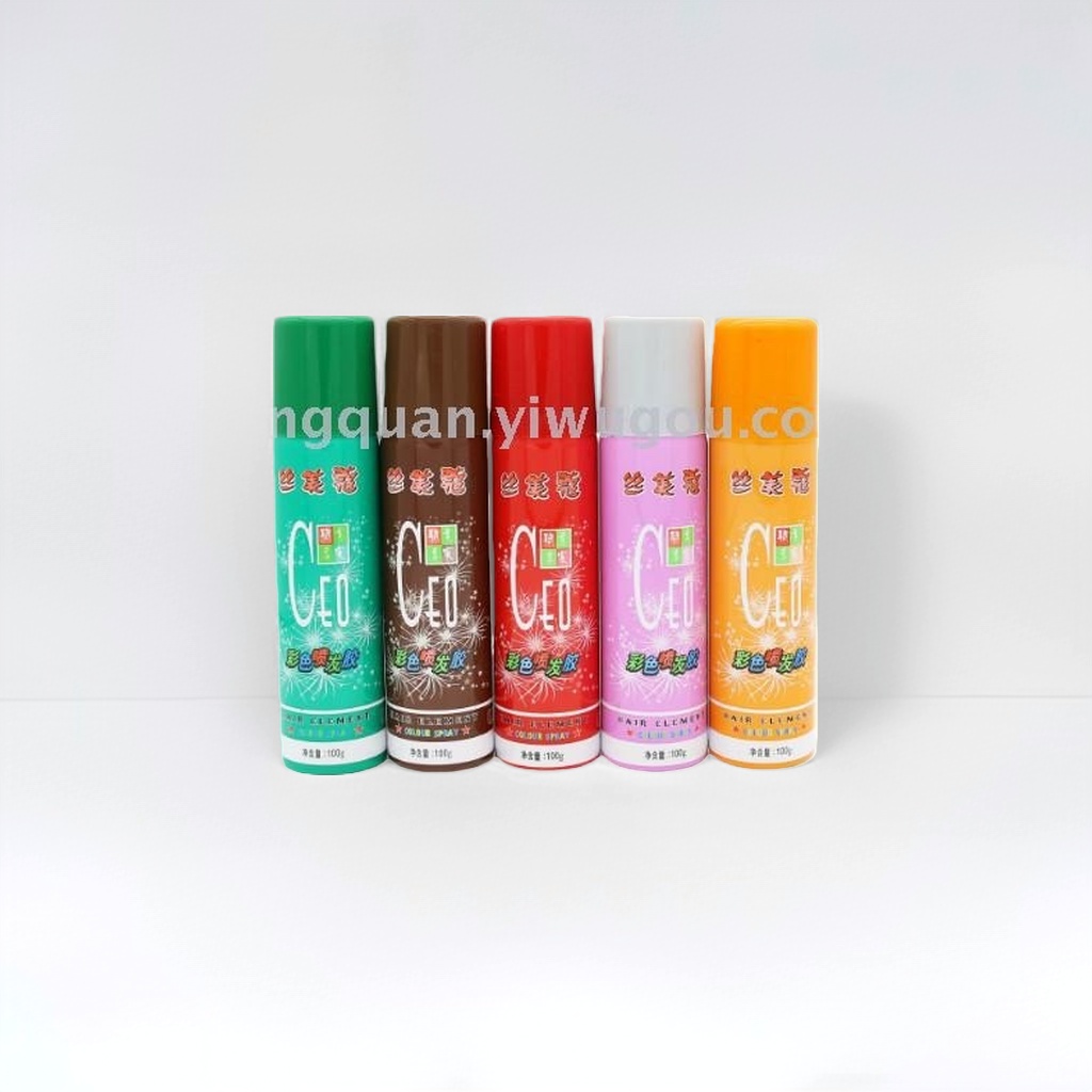 Sihua Kou CEO Color Spray Fashion Hair Color Setting Spray Long-lasting color display without damaging hair