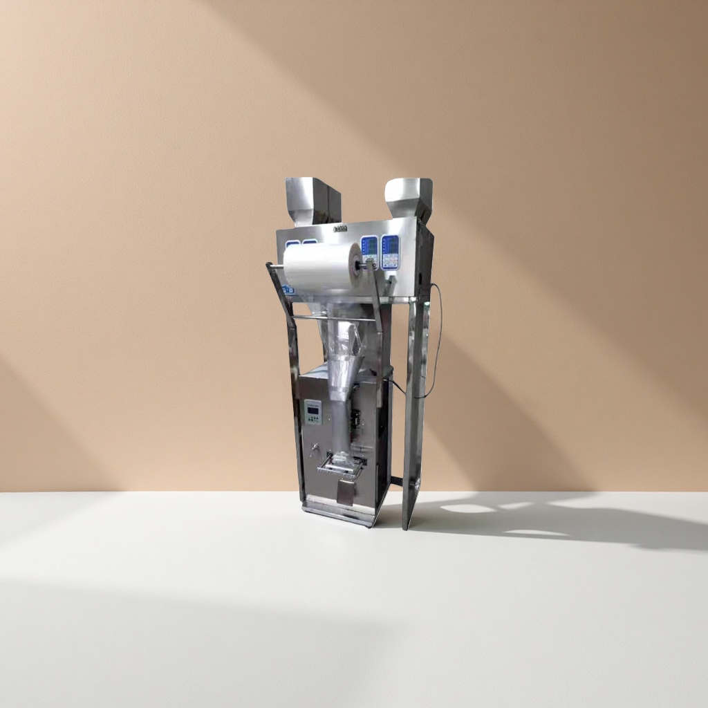 The four-head fully automatic packaging machine features a 304 stainless steel body and a food-grade sealed structure, suitable for multiple industries