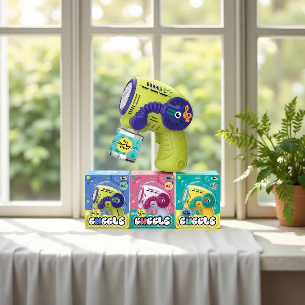 Juguetes para niños bubble gun handheld auto bubble blow machine al aire libre juego props Application Scenario