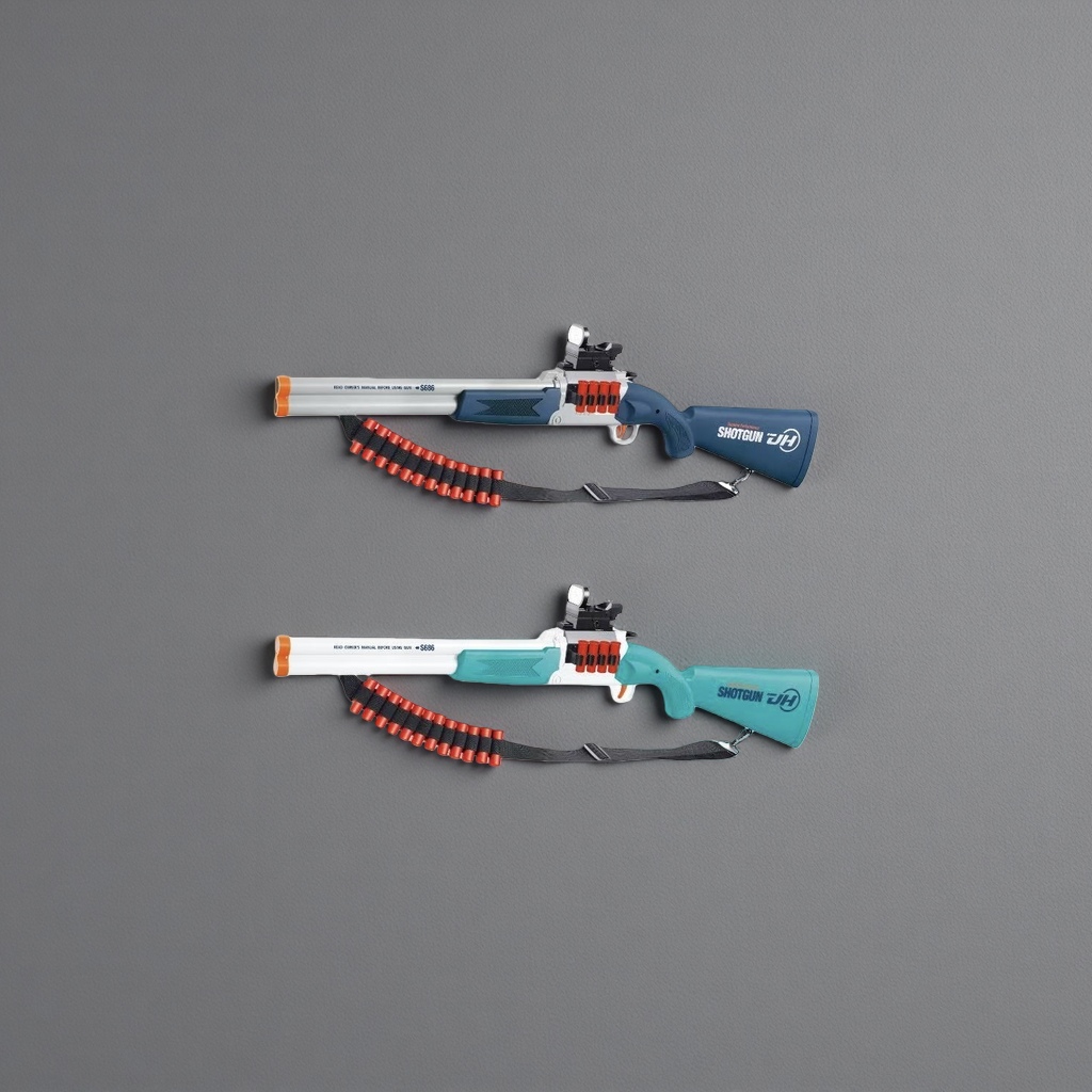 Children's toy gun, simulation shooting gun, safety soft bullet gun with sound and light effects Specification image