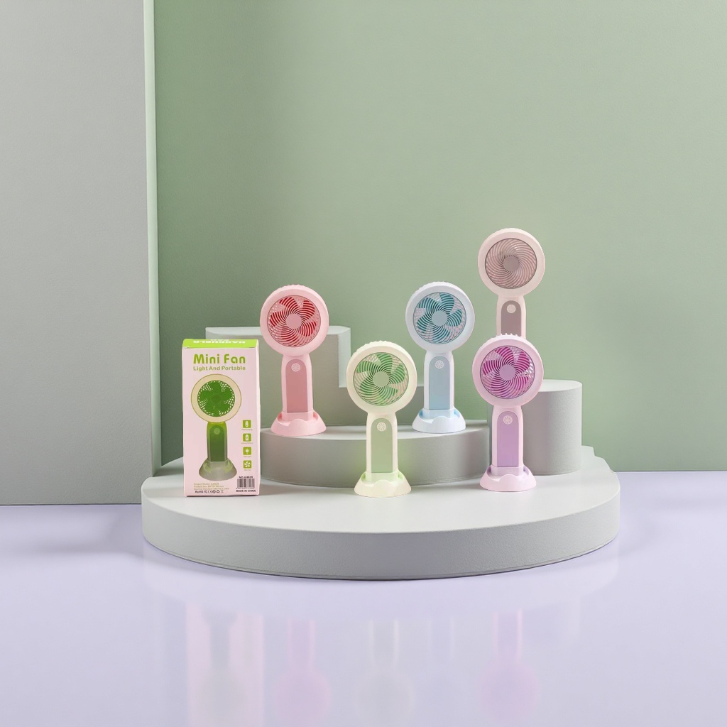 Mini fan, portable USB charging, silent desktop for dormitory use details Picture