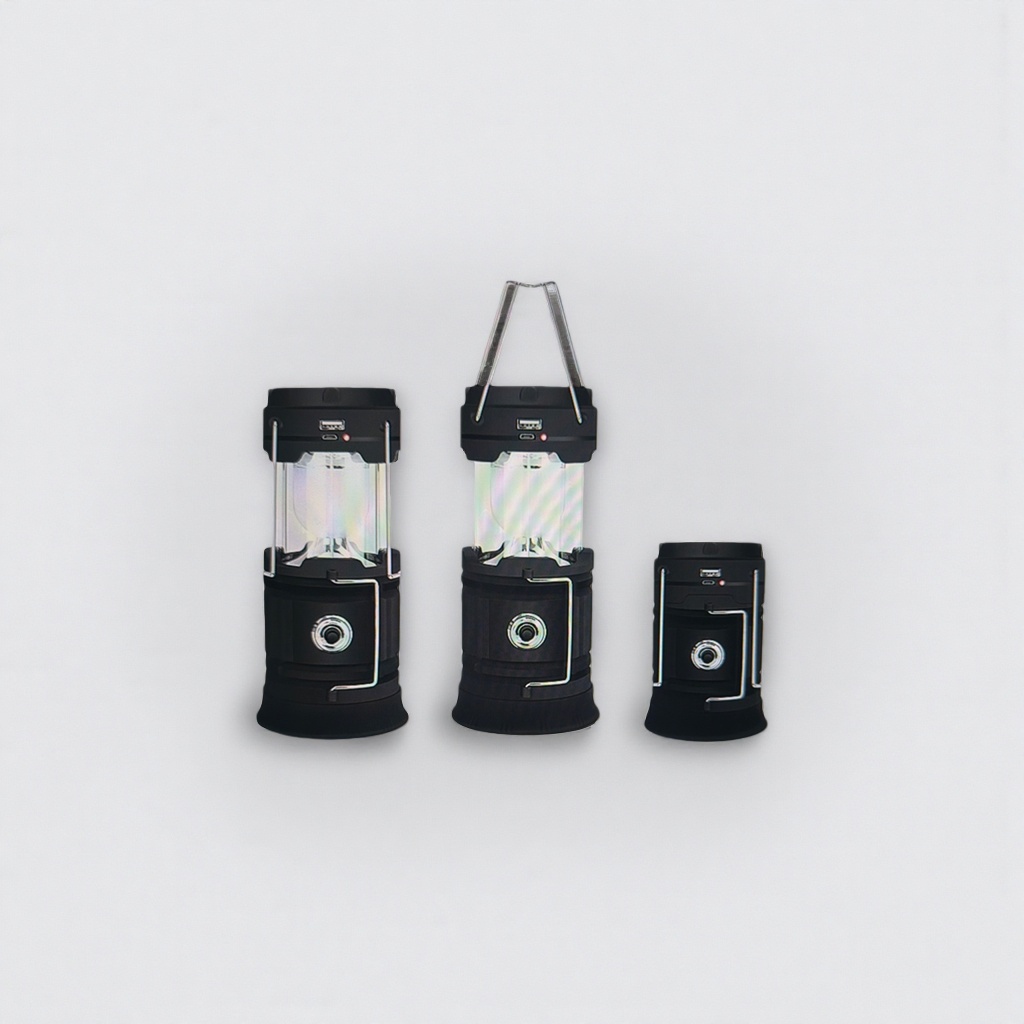 Portable rechargeable LED high-intensity camp lighting lamp for outdoor camping