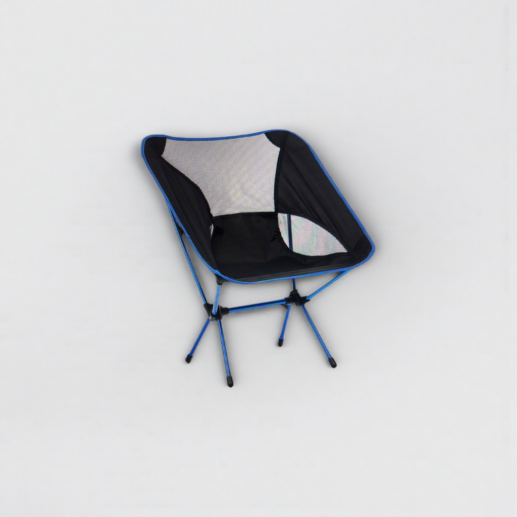 Outdoor folding chair, portable lightweight aluminum alloy frame camping dining chair