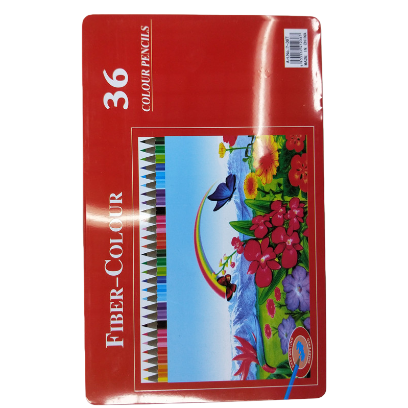 36 colores protección del medio ambiente de color lápiz set caja de lápiz de tela simple para la pintura de los estudiantes Item Picture