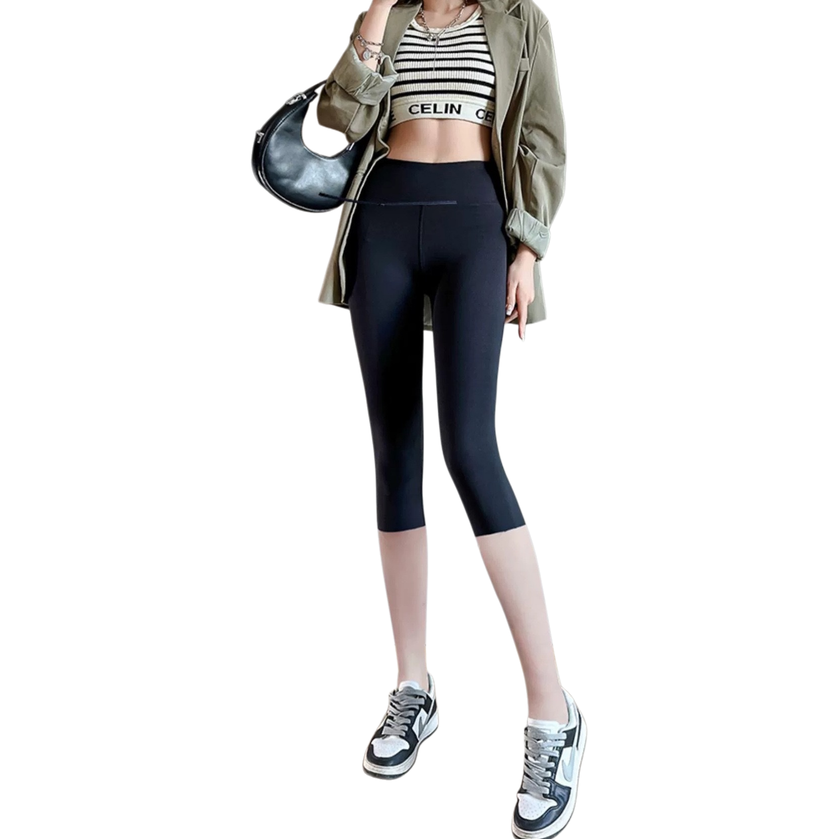 Water-shining sock-like Barbie sweatpants and yoga leggings Item Picture