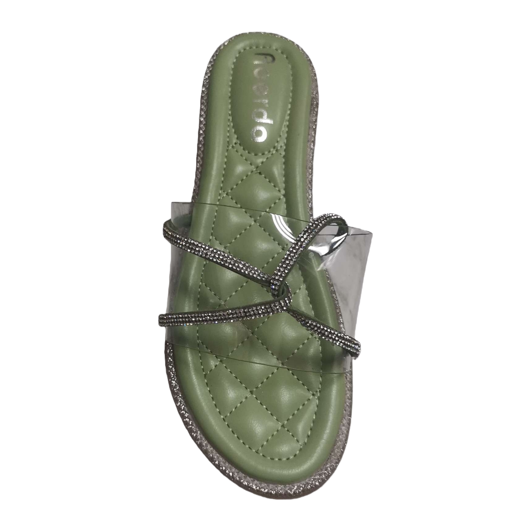 绿色凉鞋主体 透气舒适防滑夏季女鞋