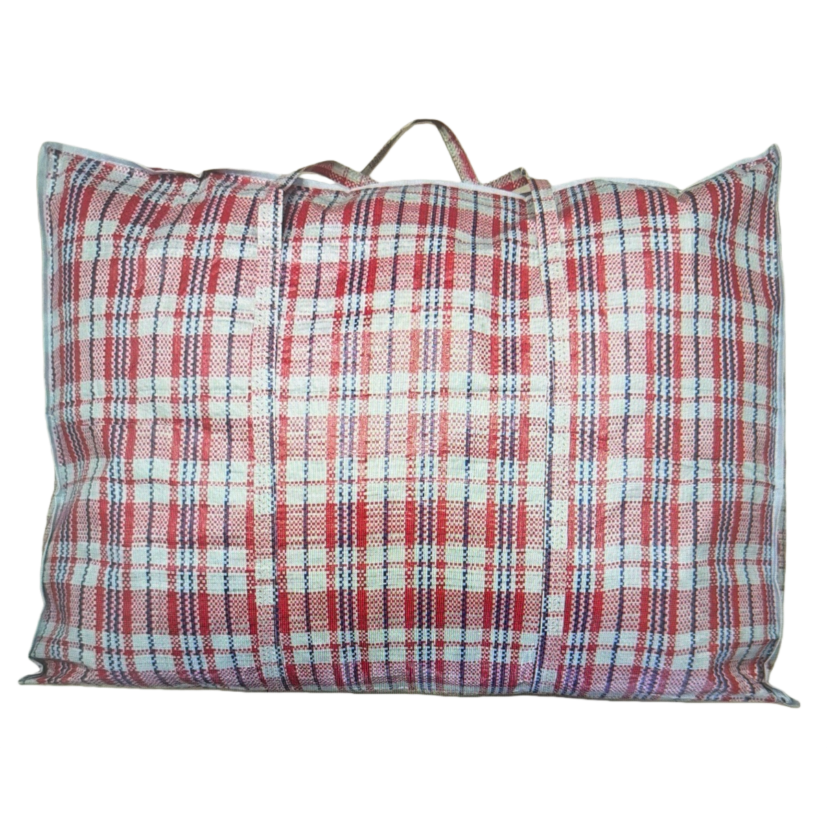The checkered pattern travel bag is a lightweight, large-capacity, waterproof and wear-resistant short-distance travel handbag Item Picture