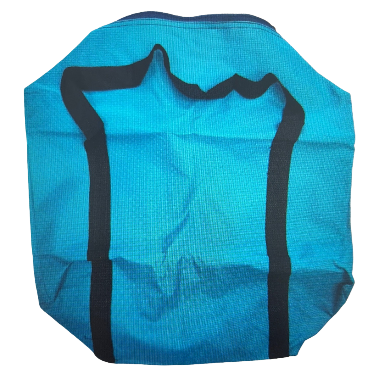 Blue fabric handbag, thickened, wear-resistant, eco-friendly shopping bag, foldable portable storage bag Item Picture