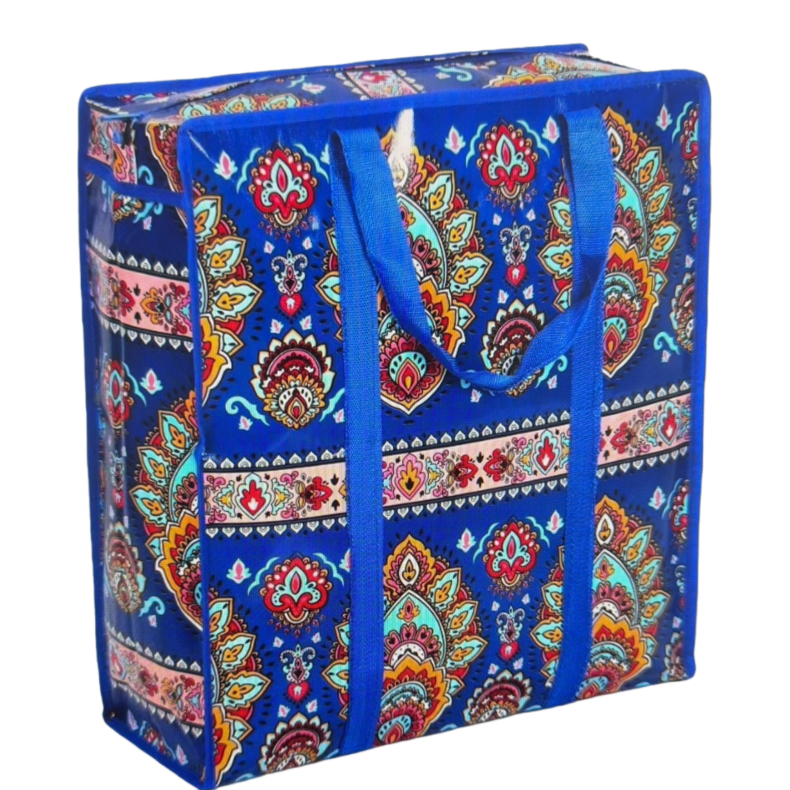 Colorful patterned handbags are fashionable, eco-friendly and reusable shopping bags Item Picture