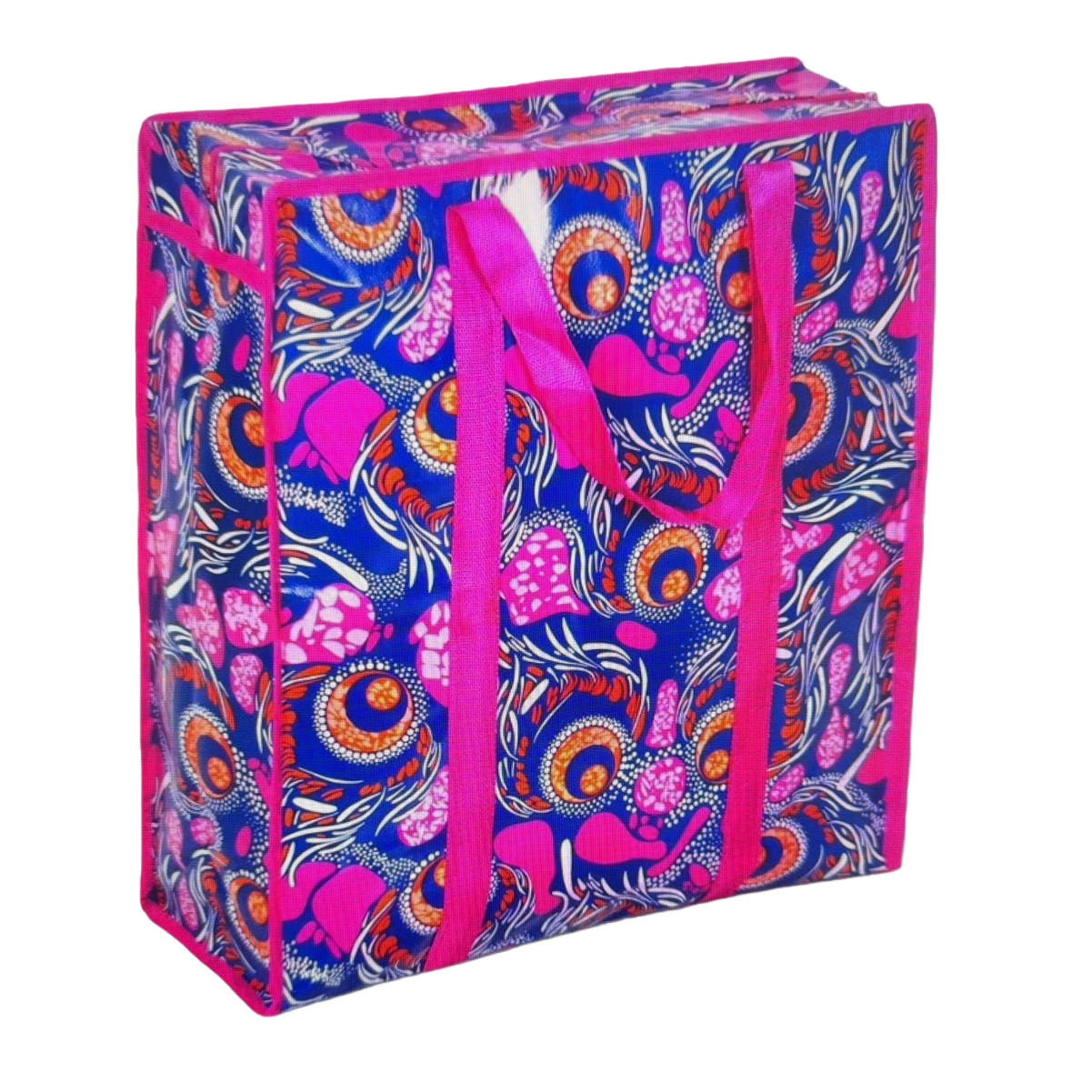 Colorful patterned handbags, fashionable and eco-friendly shopping bags, reusable and with large capacity Item Picture