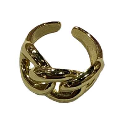 خواتم السلسلة الذهبية بسيطة حوالي 100 خاتم السيدات Item Picture