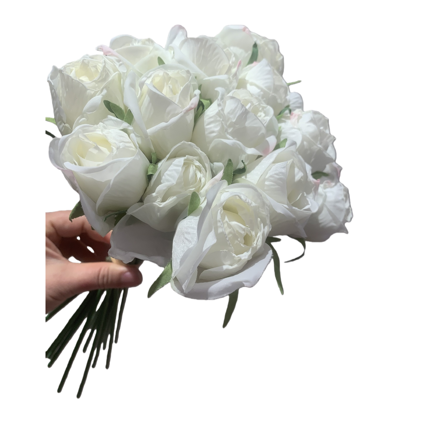 White rose bouquets, simple and elegant flower gifts for birthdays, proposals and wedding celebrations Item Picture