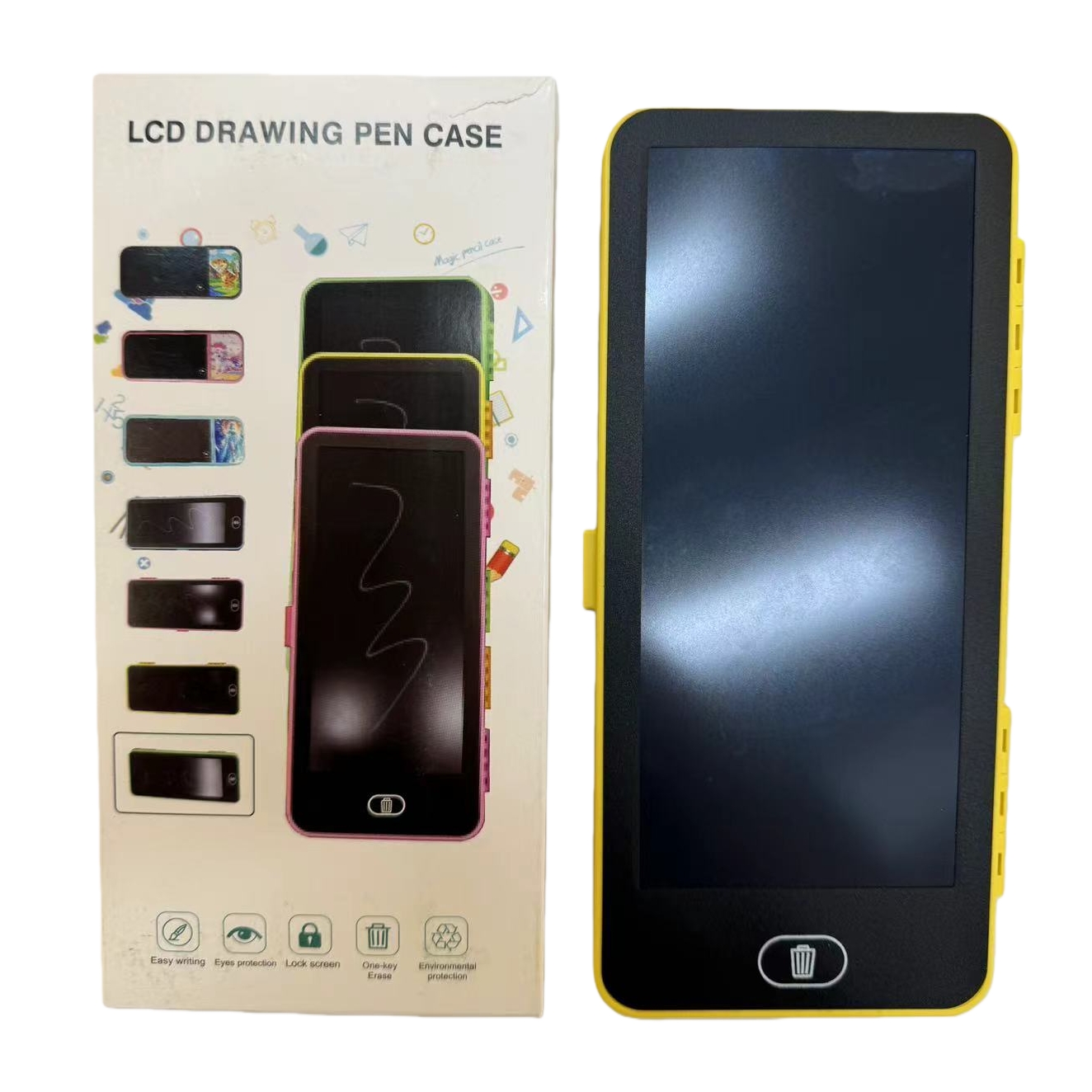 لوحة رسم الكترونية LCD مع حزمة رسم صفراء Item Picture